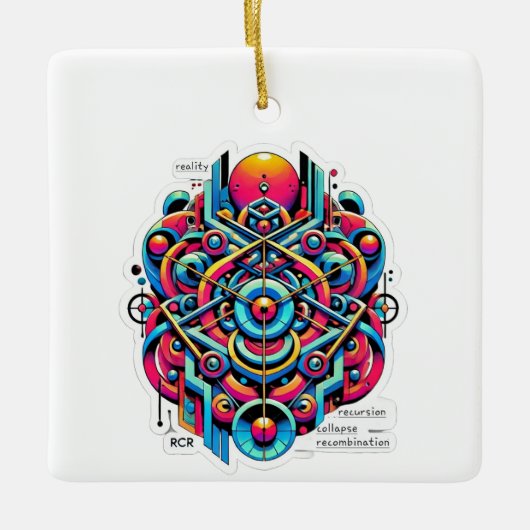 Rekursion, Kollaps und Rekombination Ornament (Vorderseite)