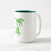 Rekursiver Kaffee Zweifarbige Tasse (VorderseiteRechts)