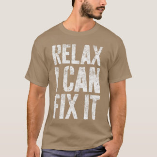 Rela I Can Fi It Funny Handyman Mechanic funny ret T-Shirt