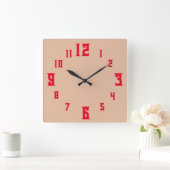 RELAB QUADRATISCHE WANDUHR (Zuhause)