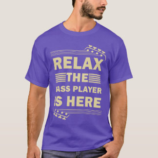 Relahe-Bassspieler ist hier Bass-Gitarrist gi T-Shirt