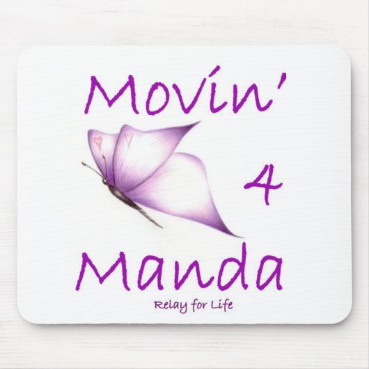 Relais für Leben-Mausunterlage Mousepad (Vorne)