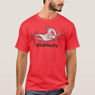 Relaolotl Niedlich Kawaii Lazy Sleeping Aolotls Ao T-Shirt