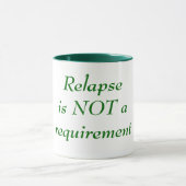 Relapseis NICHT arequirement Tasse (Zentrum)