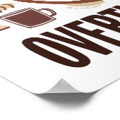 Relatable Anxiety and Chaos Humor Poster (Ecke)