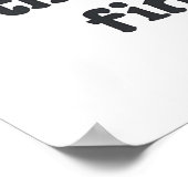 Relatable Chaos and Anxiety Humor Poster (Ecke)