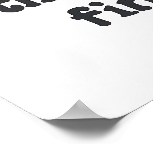 Relatable Chaos and Anxiety Humor Poster (Ecke)