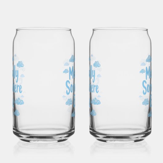 Relatable "Mentally Somewhere Else" with Clouds Dosenglas (Rechts)