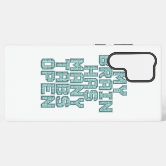 Relatable Overwhelmed and Busy Mind Samsung Galaxy Hülle (Rückseite (Horizontal))