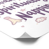 Relatable Self Care and Tired Quote Poster (Ecke)