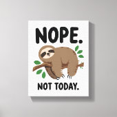 Relatable Tired and Moody Quote Leinwanddruck (Vorderseite)