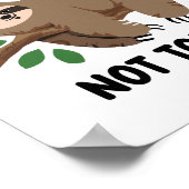 Relatable Tired and Moody Quote Poster (Ecke)