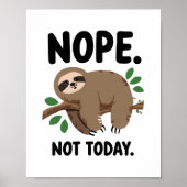 Relatable Tired and Moody Quote Poster (Vorne)