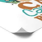 Relatable "Work Hard for My Cat" Humor Poster (Ecke)