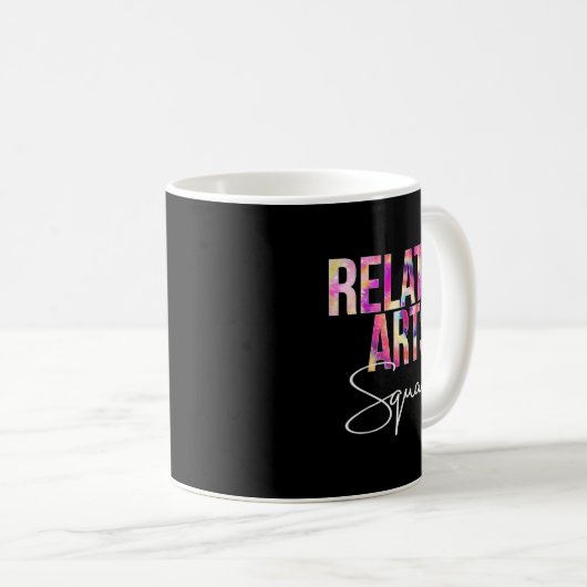 Related Arts Squad Tie Dye Back To School Apprecia Kaffeetasse (VorderseiteRechts)