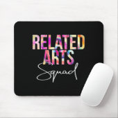 Related Arts Squad Tie Dye Back To School Apprecia Mousepad (Mit Mouse)