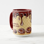 Relating Funny Phrase Chocolate Lovers Dessert Tasse (Vorderseite Links)