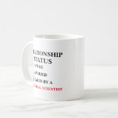 Relationship Status Chemical Scientist Kaffeetasse (Vorderseite Links)