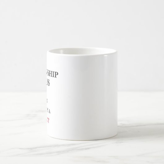 Relationstatus-Scout Kaffeetasse (Mittel)