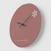 Relative Zeit-Sternchenuhrschablone Große Wanduhr (Winkel)
