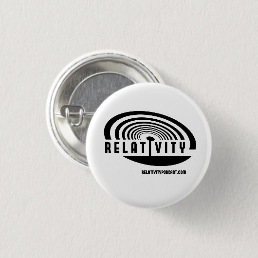 RELATIVITÄTS-Logoknopf Button (Vorne & Hinten)