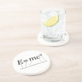 Relativitätstheorie E=MC2 Getränkeuntersetzer (Seite)