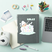 Relax Bathtub Aufkleber (iPad Hülle)