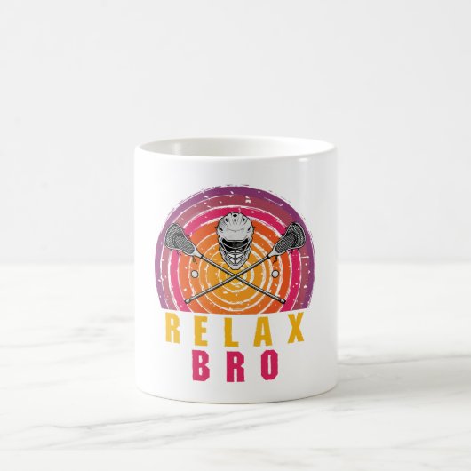 Relax Bro Lacrosse Kaffeetasse (Mittel)