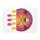 Relax Bro Lacrosse Magnet (Horizontal)
