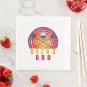 Relax Bro Lacrosse Serviette (Beispiel)