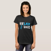 Relax Bro Lacrosse Sticks Player T-Shirt (Vorne ganz)