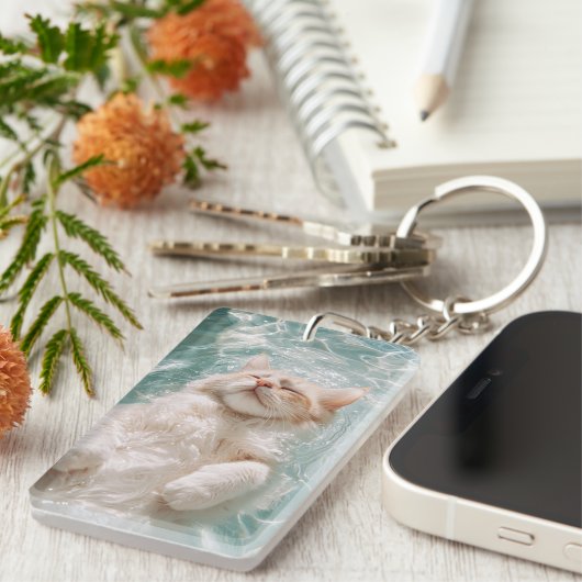 Relax Cat Schlüsselanhänger (Vorderseite rechts)