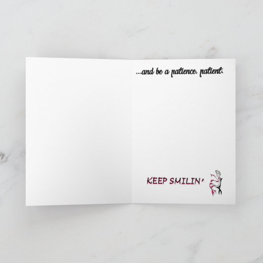 RELAX-CHEMO-KARTE KARTE (Innenseite)