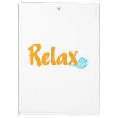 Relax Clipboard Klemmbrett (Rückseite)