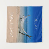 Relax - Einnehmen Wandteppich (Vorderseite (Horizontal))