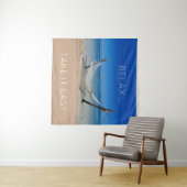 Relax - Einnehmen Wandteppich (Beispiel (Horizontal))