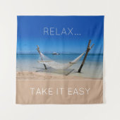 Relax - Einnehmen Wandteppich (Vorderseite)