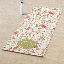 Relax & Flow – Botanische Vögel Yogamatte