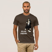 RELAX Freund! Schlafkatze T - Shirt (Vorne ganz)
