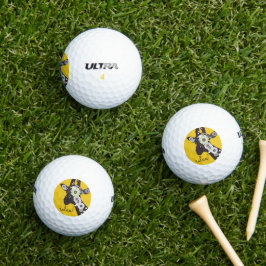 Relax - Funky Cool Giraffe Golfball