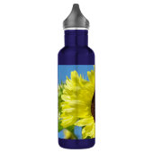 Relax für das Leben! Custom Sonnenblumen Aluminium Edelstahlflasche (Links)