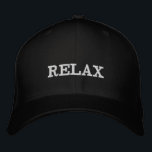 Relax Hat Bestickte Baseballkappe<br><div class="desc">Mit unserem "Relax"-Hut - dem Inbegriff von entspanntem Stil und entspannter Atmosphäre. Dieser Hut ist nicht nur ein Accessoire, sondern auch eine Erinnerung, das Leben in aller Ruhe zu genießen, inmitten des Chaos. Der "Relax"-Hut bietet eine entspannte Passform, die jedes lässige Ensemble mühelos ergänzt. Die beruhigende Stickerei des Wortes "Relax"...</div>