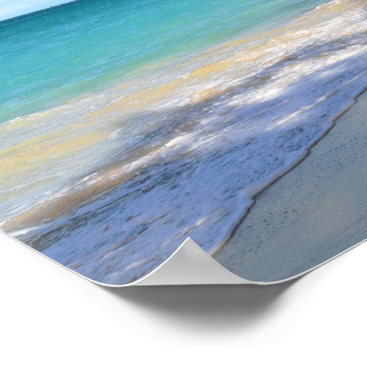 Relax Hawaiian Style Print Poster (Ecke)