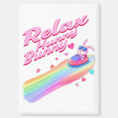 Relax Hunny Bunny Magnet (Vorderseite)