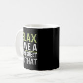 Relax I Have A Spreadsheet For That Humor Accounta Kaffeetasse (Vorderseite Links)
