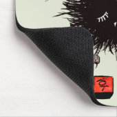 Relax Lazy Monster Niedlich Funny Mousepad (Ecke)