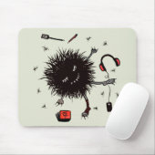 Relax Lazy Monster Niedlich Funny Mousepad (Mit Mouse)