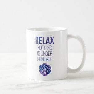 Relax Mindfulfulness Buddha Zitat Kaffeetasse