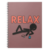 Relax Mode – Chill Vibes Sticker Notizblock (Vorderseite)