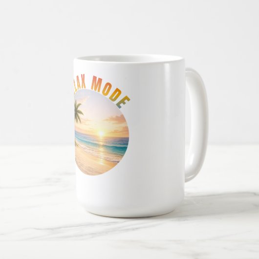 Relax Mode Tropical Sunset Kaffeetasse (VorderseiteRechts)